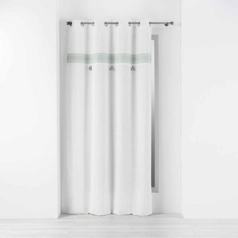 Rideau à Œillets "Amaya" 140x240cm Menthe (1/5)