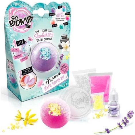 CANAL TOYS - So DIY - Kit a l'unité pour bombe de bain effervescente - Aromathérapie - So Bomb - Bath Bomb 1 pack - BBD 038 (1/5)