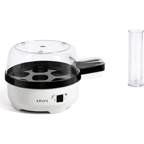 Krups Ovomat EG233115 Cuiseur à œufs noir et blanc (1/2)
