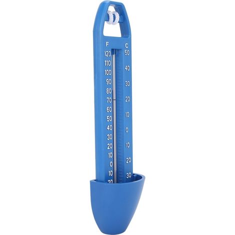 Lot de 2 thermomètres flottants pour piscine, spa, sauna et sources thermales (16,5 x 3,7 cm). (1/5)