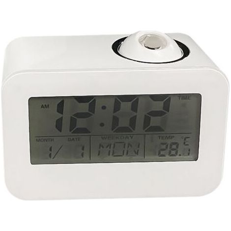 Projection contrlée par le son vocal Réveil LED parlant Snooze Projecteur de date (1/5)