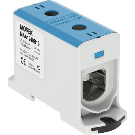 Blauer Schienenverbinder 35-240 mm Morek MAA1240B10 (1/4)