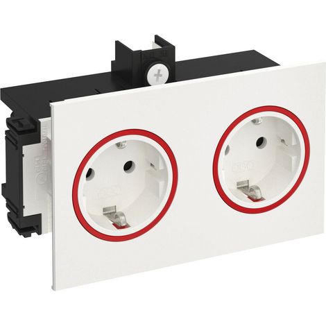 Rehau Steckdose 2-fach SIGNA IN rws BRK 2STD rws/rt