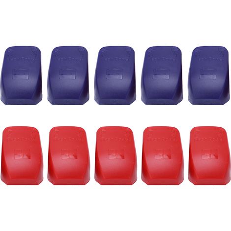Lot de 5 Caches de Bornes de Batterie Universels, Connecteurs Rapides Débrayables, Cosse Résistante pour Voiture (1/5)