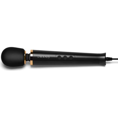 Le Wand - Potente y compacto masajeador clitoriano negro con enchufe (1/5)