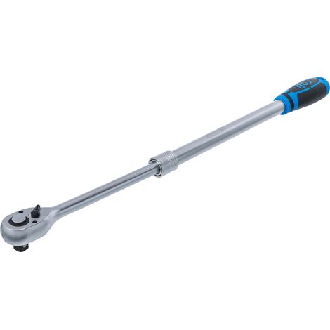 BGS  carraca  telescópica  extra  larga  salida  cuadrado  exterior  12,5  mm  (1/2")  455  -  595  mm  -  25124 (1/4)