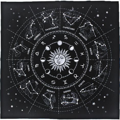 Nappe spéciale Tarot, feutrine douce pour divination, tapis de cartes de tarot (1/5)