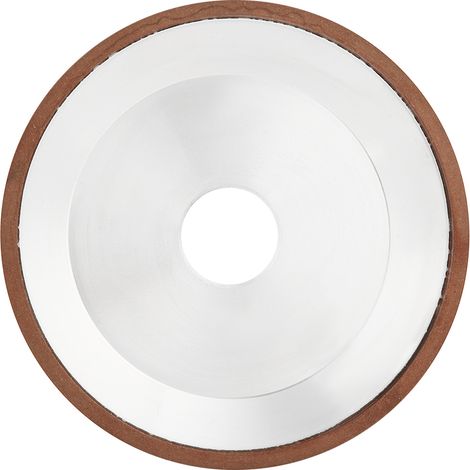Ortviai Meule à rainurer diamantée en résine forme bol 150 mm grain 150 pour meulage précis de métaux durs (1/5)
