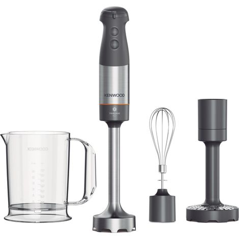 Mixeur Plongeant 1000W avec Presse-Purée Gris (1/5)