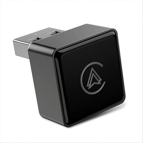 Kabelloser CarPlay-Adapter für Android Auto, 2-in-1-Wireless-Smart-Dongle, tragbare Auto-Konnektivitätsbox, Schwarz (1/5)