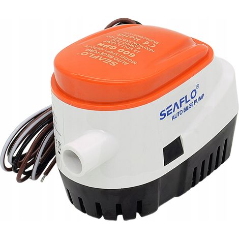 Pompe à eau de cale pour bateau, yacht, ponton, piscine, cave, automatique, 48 l/min, 12 V (1/5)