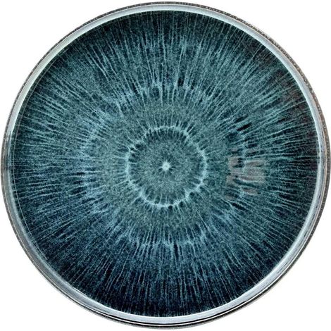 Lot de 6 Assiettes à Dessert "Eva" 21cm Bleu