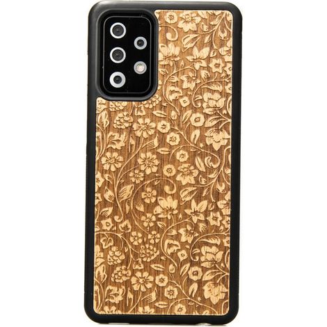 Custodia in legno per Samsung Galaxy A52/A52s 5G FIORI SELVATICI ANIEGRE (1/3)