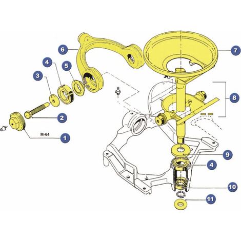 Imbuto spandiconcime adattabile Vicon 90070608