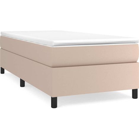 Maison Exclusive - Boxspringbettgestell Cappuccino-Braun 100x200 (1/5)