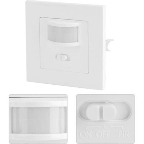 Interrupteur Detecteur de Mouvement, La sensibilité et Le délai Peuvent être réglables, 2 Fils Marche/ArrêT et RéGlages,Détecteurs de Mouvement,110V-240V (1/5)