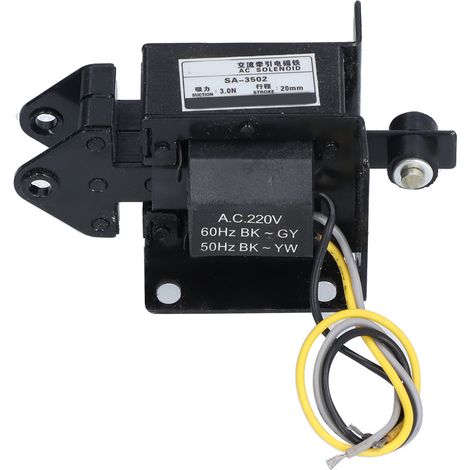 Électroaimant solénoïde de type push-pull, 220 V CA, étanche, dissipation thermique, aimant de traction (1/5)