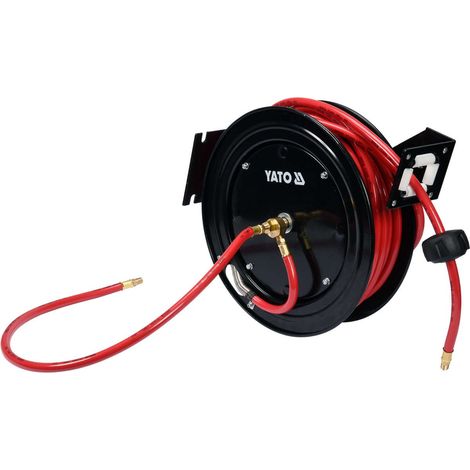 Yato YT-24250 Druckluftschlauch 15m Schwarz und Rot