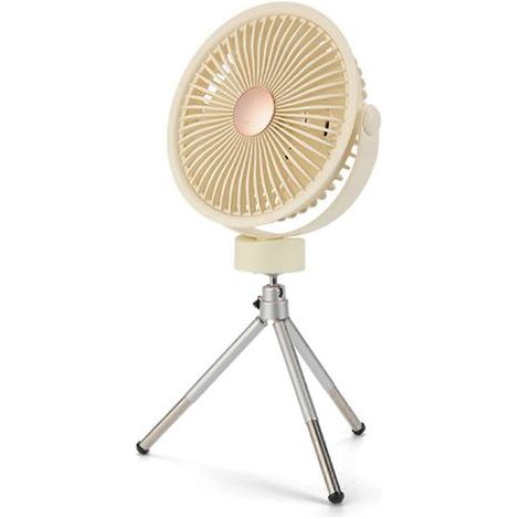 Ventilateur sur pied portable de 2,25 m (7,4 pi), ventilateur de plafond pour le camping, ventilateur de plafond pour l'été et la plage (1/4)