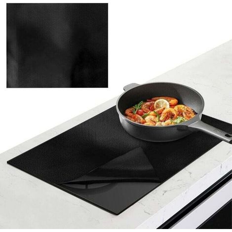 Tapis de Cuisson en Silicone pour Plaque Induction, 52x61cm Plaque de Protection pour Plaque Induction, Protège Plaque Induction, Tapis Protection Plaque Induction pour Fours, Cuisinières (1/5)