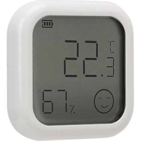 Capteur de température et d'humidité, testeur d'humidité, thermomètre à affichage numérique et télécommande, alimentation CC 2,5 V - 3 V (1/5)