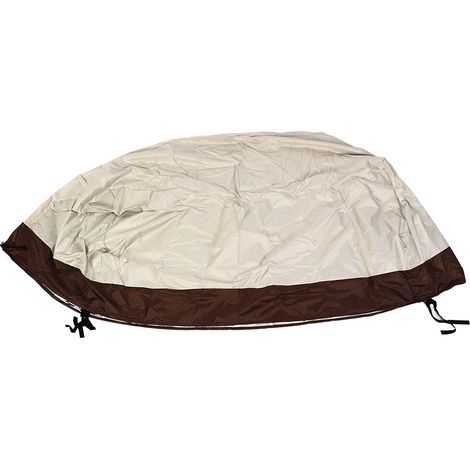 Wasserdichte Schutzhülle für Gartentisch 177x139x76cm, staubdichte Abdeckung für Gartenmöbel