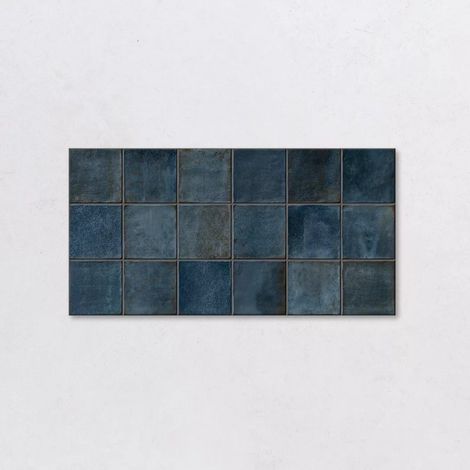Carrelage Effet Zellige EASY 32x62.5 cm Block Blue Mykonos Gloss