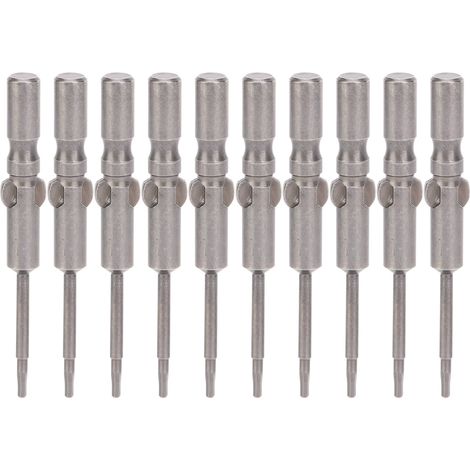 10 embouts de tournevis magnétiques robustes à douille hexagonale pour quincaillerie électrique (1/5)
