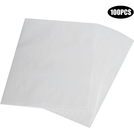 100Pcs Non-Stick Parchment Paper Baking Sheets Silicone Baking Mat Kitchen Accessories(White ) (1/5)