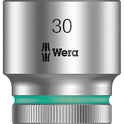 Wera, 8790 HMC Bussola per cricchetto Zyklop con attacco da 1/2", 30.0 mm (1/4)