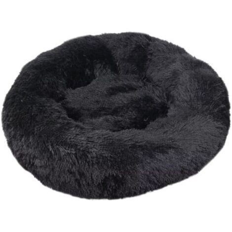 Lit pour Chat, Coussin Moelleux, Doux Lavable pour Chiens Chats (Noir, 40 cm), Ensoleillé (1/5)