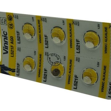 Pack de 10 piles Vinnic pour VINNIC L521F (1/2)