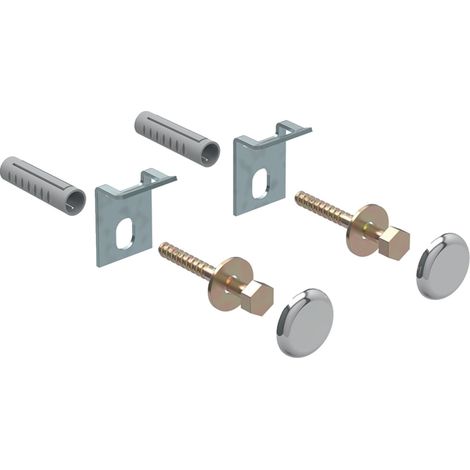 Kit de fijación para urinario Geberit Kerafix con tapas