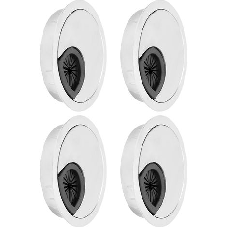 4-teiliges Set Kabeldurchführungen aus Zinklegierung für Computertische im Homeoffice (1/5)