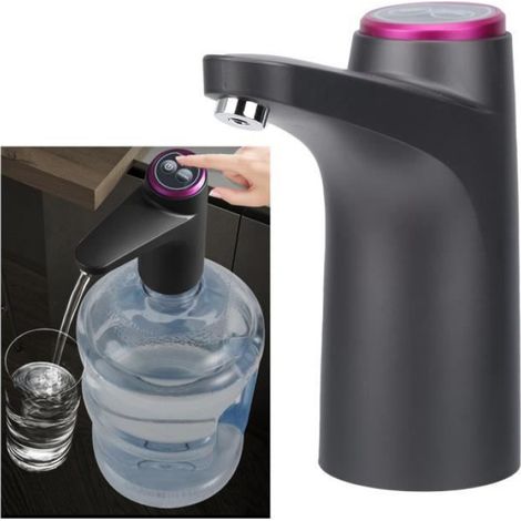 Distributeur D Eau Electrique - Batterie 1200 Mah - Sans Fil Usb - 5 V - 4 W - Pour Bouteille - 1 Piece (1/4)
