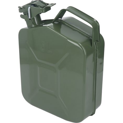 5-Liter-Benzinkanister aus dickwandigem Edelstahl, Kraftstoffkanister mit Tragegriff, robuster Transporttank für PKW (1/5)
