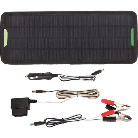 Voiture bateau panneau solaire chargeur de batterie mainteneur moto remorquage RV 12V5W (1/5)