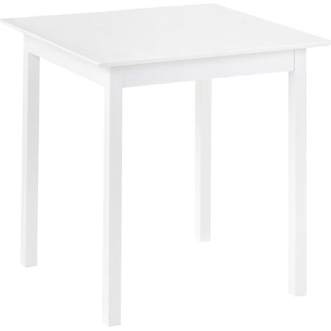 Esstisch VERITAS Weiß 75 cm 75 cm Kiefernholz