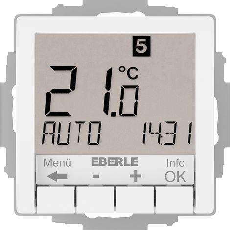 Eberle UTE 4800 thermostat blanc encastré précis