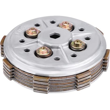 Embrayage Complet - Disque D'Embrayage Métallique - Pour Yamaha YBR125 - Diamètre 12 cm - Hauteur 3,5 cm - 1 Pièce (1/5)