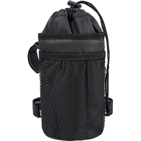 porte-bidon Vlo Noir 1 Pice, Sacoche De Guidon Tanche, Sacoche Vlo Avec Porte-bidon Sans Vis, Porte-bidon Pour Adultes Et Enfants (1/5)