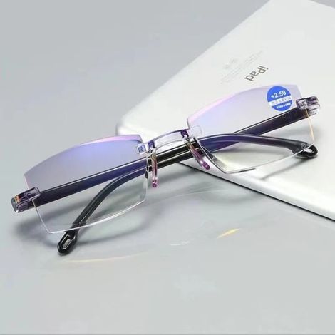 Lunettes De Lecture Intelligentes Zoom Anti-lumière Bleue Vision Loin Et Près Pour Homme Et Femme - 1 Pièce (1/5)