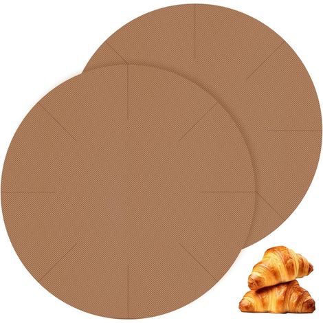 Lot de 2 Papier Cuisson Reutilisable Pour Airfryer, Résistant la Chaleur (1/5)