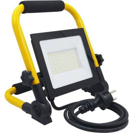 Projecteur de chantier LED TIGRA PORTABLE 50W 4000K IP54 blanc naturel (1/5)