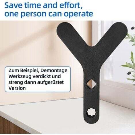 NALOOKAMIC  Outil de démontage de bras de suspension pour bras de suspension inférieur et joint à rotule, avec texture antidérapante, extracteur de rotule, outil de levier pour bras de suspension infé