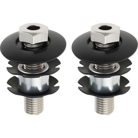 Set of 2 star nuts for 28.6 mm fork and headset compatible with BMX (1/5)