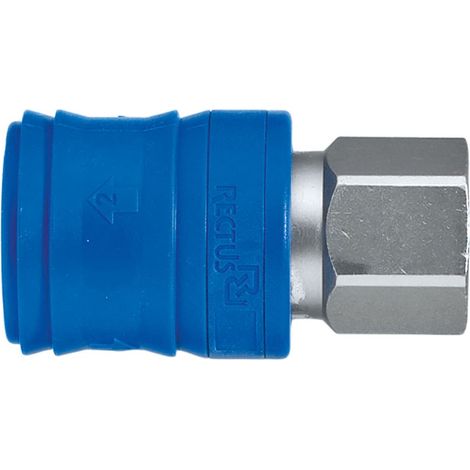 Raccord rapide pneumatique Legris, Filetage femelle vers Femelle 1/4 in Female 31mm 1/4pouces Européen, Profil rectus ( Prix pour 1 )