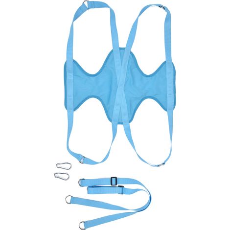 Hamac de toilettage respirant et doux, taille M, sac de contention pour chiens et chats, coupe-ongles, bain, nettoyage des dents et des oreilles, bleu (1/5)
