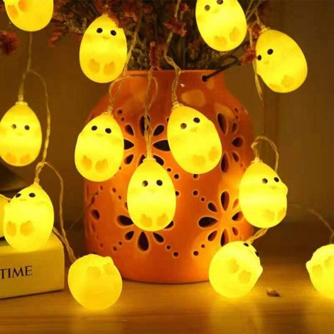 Easter String Lights - 10 LEDs - Easter String Lights - Chick - LED - Easter Decoration