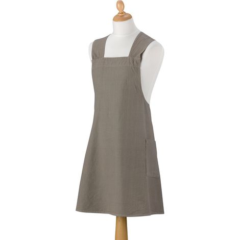 Tablier de cuisine de style japonais en matière recyclée Ombre 78 x 100 cm - PANGIVO